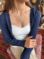 Katmanlı Işıltılı Yıldız Kolye
