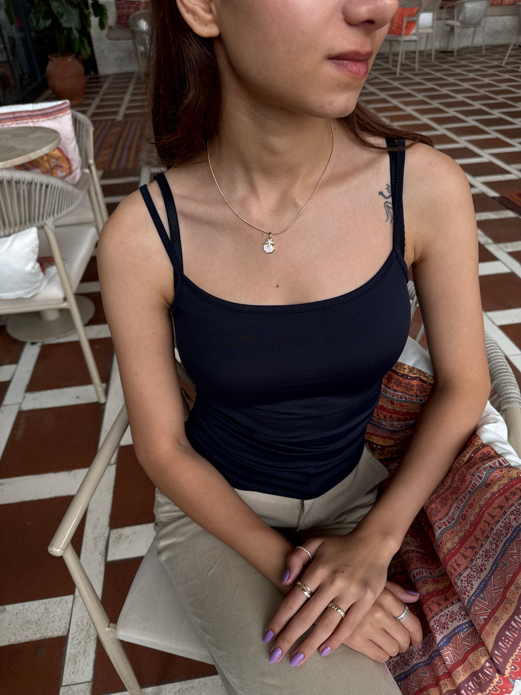 Deniz Yıldızı ve Deniz Kabuğu Kolye