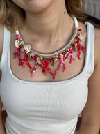 Mercan Esintili Kolye