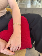Gold Oval Zincir Bileklik
