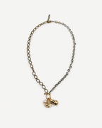 Boynuz Charm Katmanlı Kolye