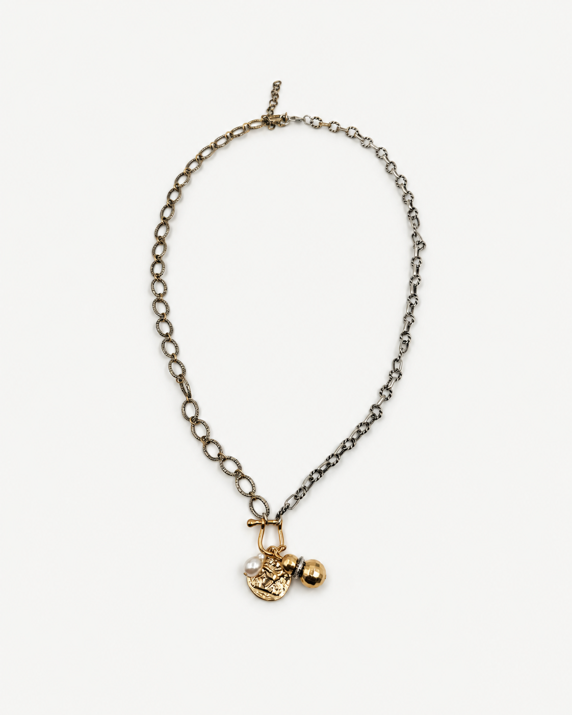 Boynuz Charm Katmanlı Kolye