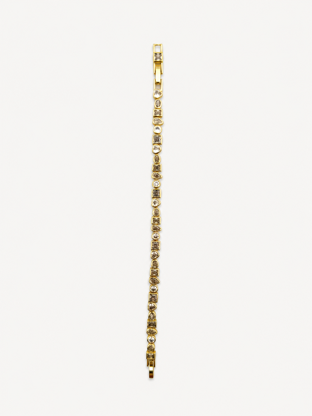 Gold Geometrik Taşlı Bileklik