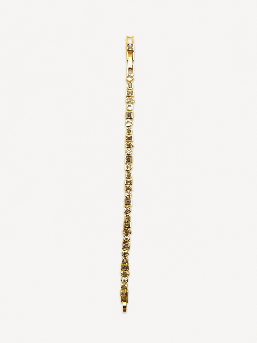 Gold Geometrik Taşlı Bileklik