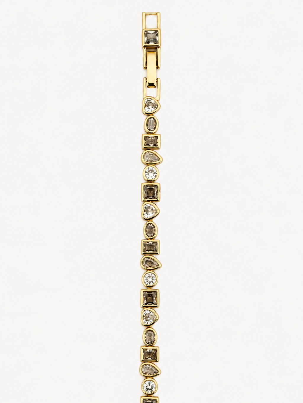 Gold Geometrik Taşlı Bileklik