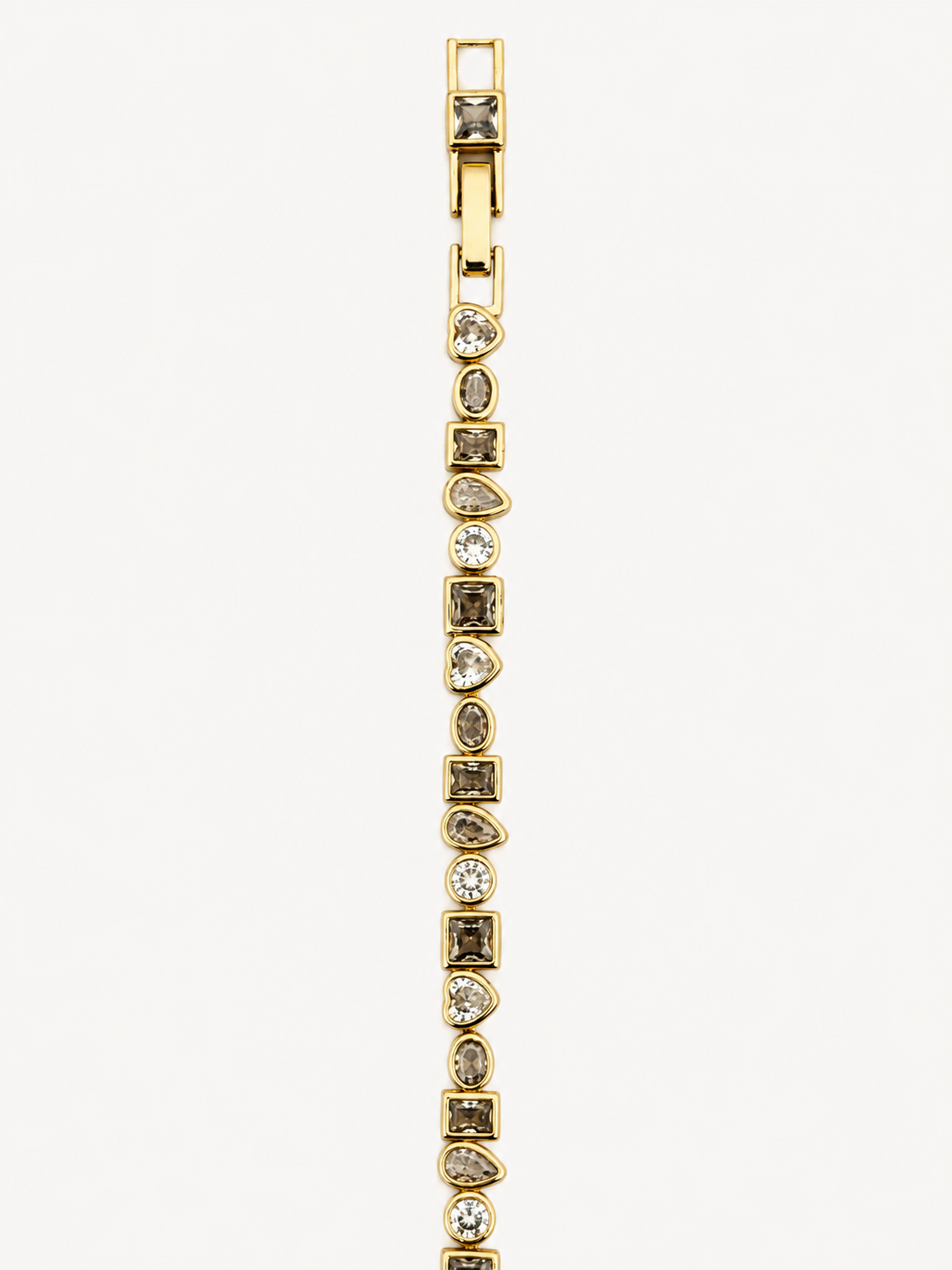 Gold Geometrik Taşlı Bileklik