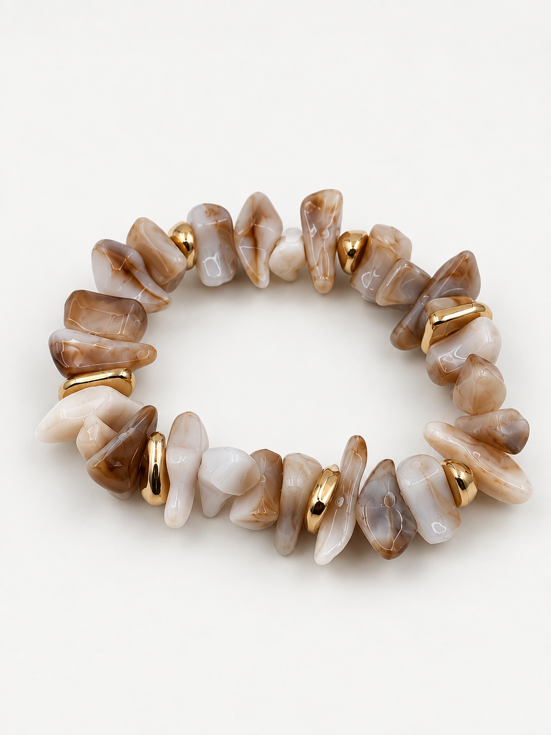 Stone & Gold 3’lü Lastik Bileklik Seti