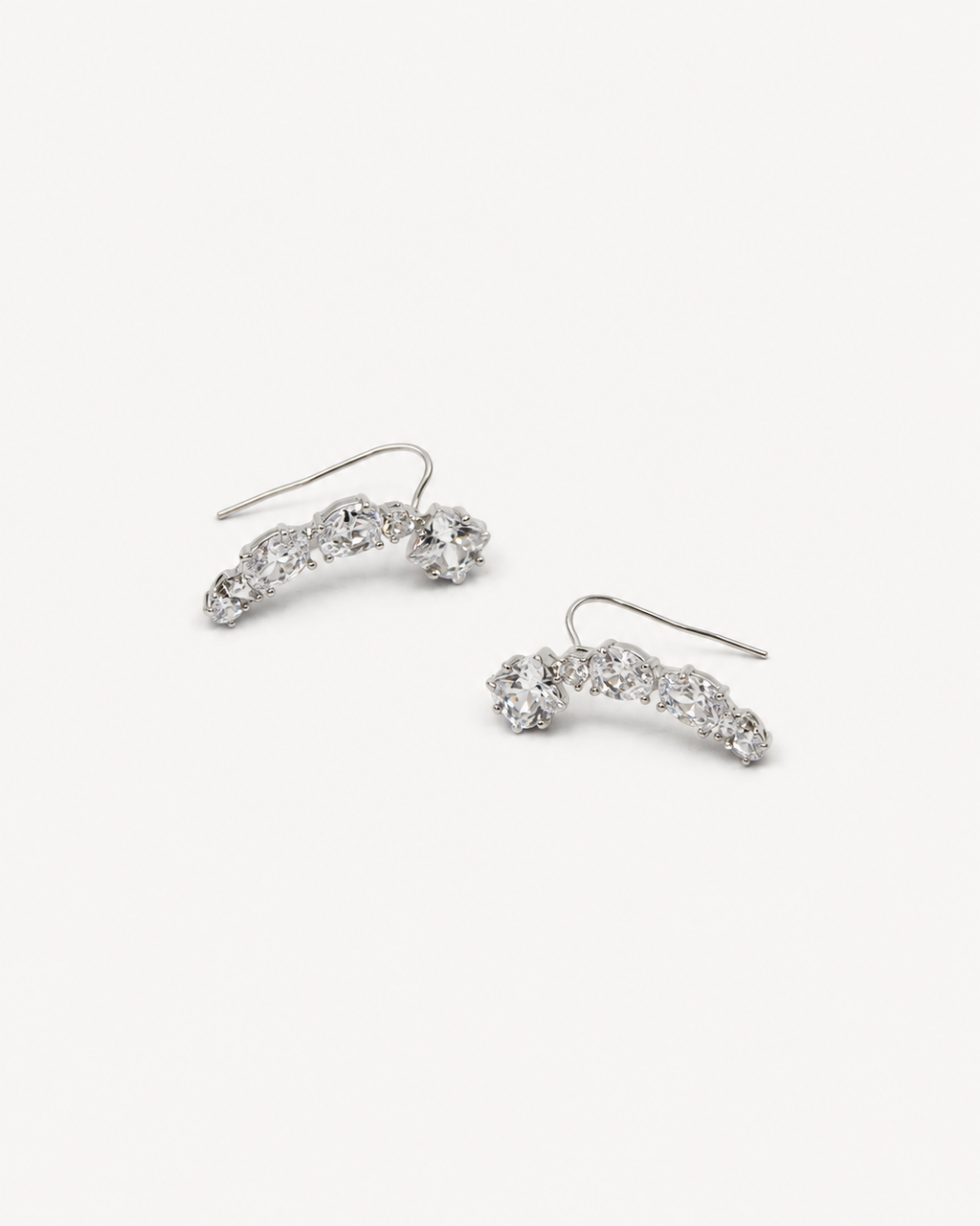 Kristal Taşlı Ear Cuff Küpe