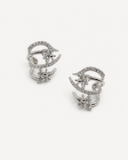 Taşlı Kıvrımlı Ear Cuff Küpe