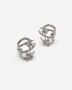 Taşlı Kıvrımlı Ear Cuff Küpe