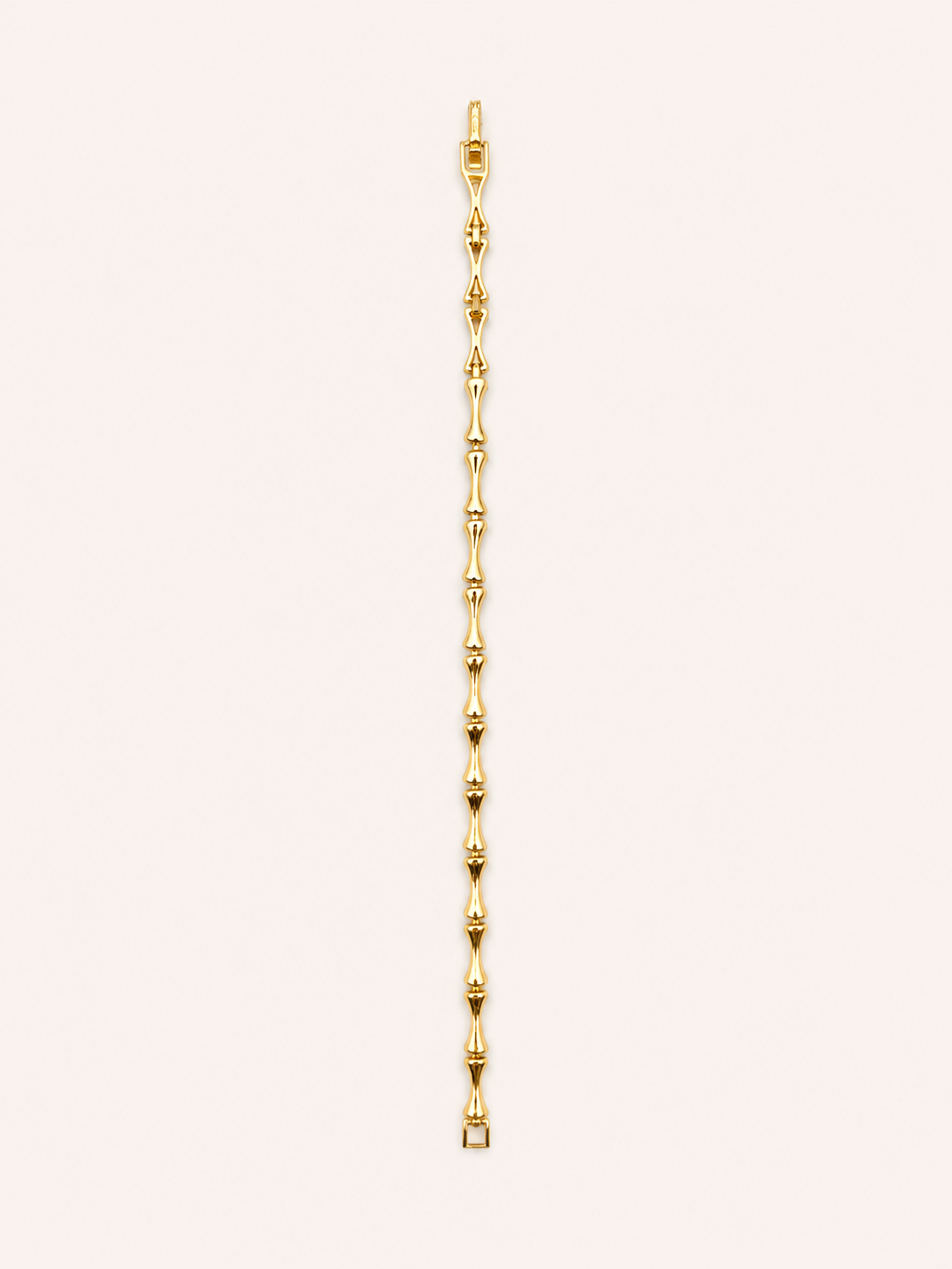 Gold Bambu Zincir Bileklik