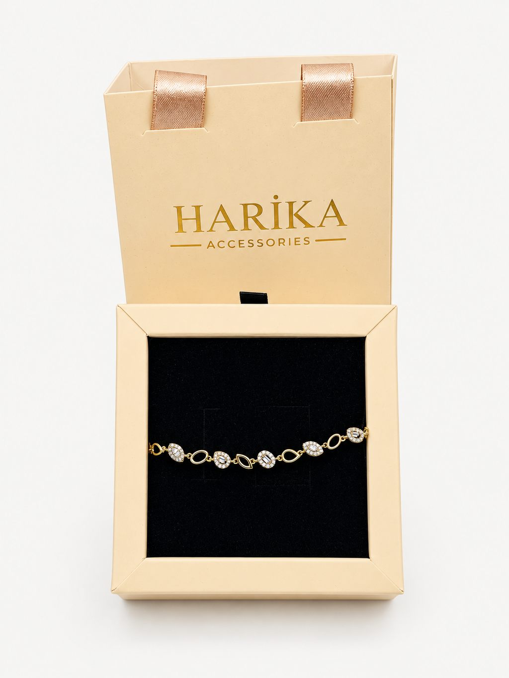 Işıltılı Damla Taşlı Bileklik