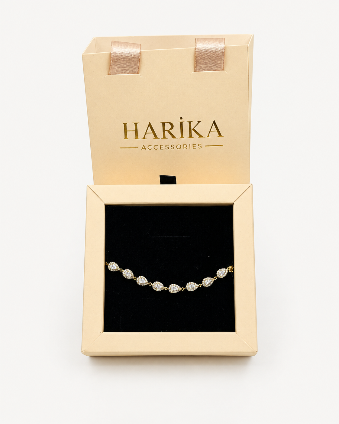 Sıralı Damla Taşlı Bileklik