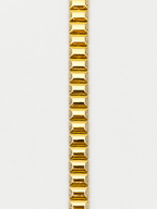 Gold Dikdörtgen Taşlı Bileklik