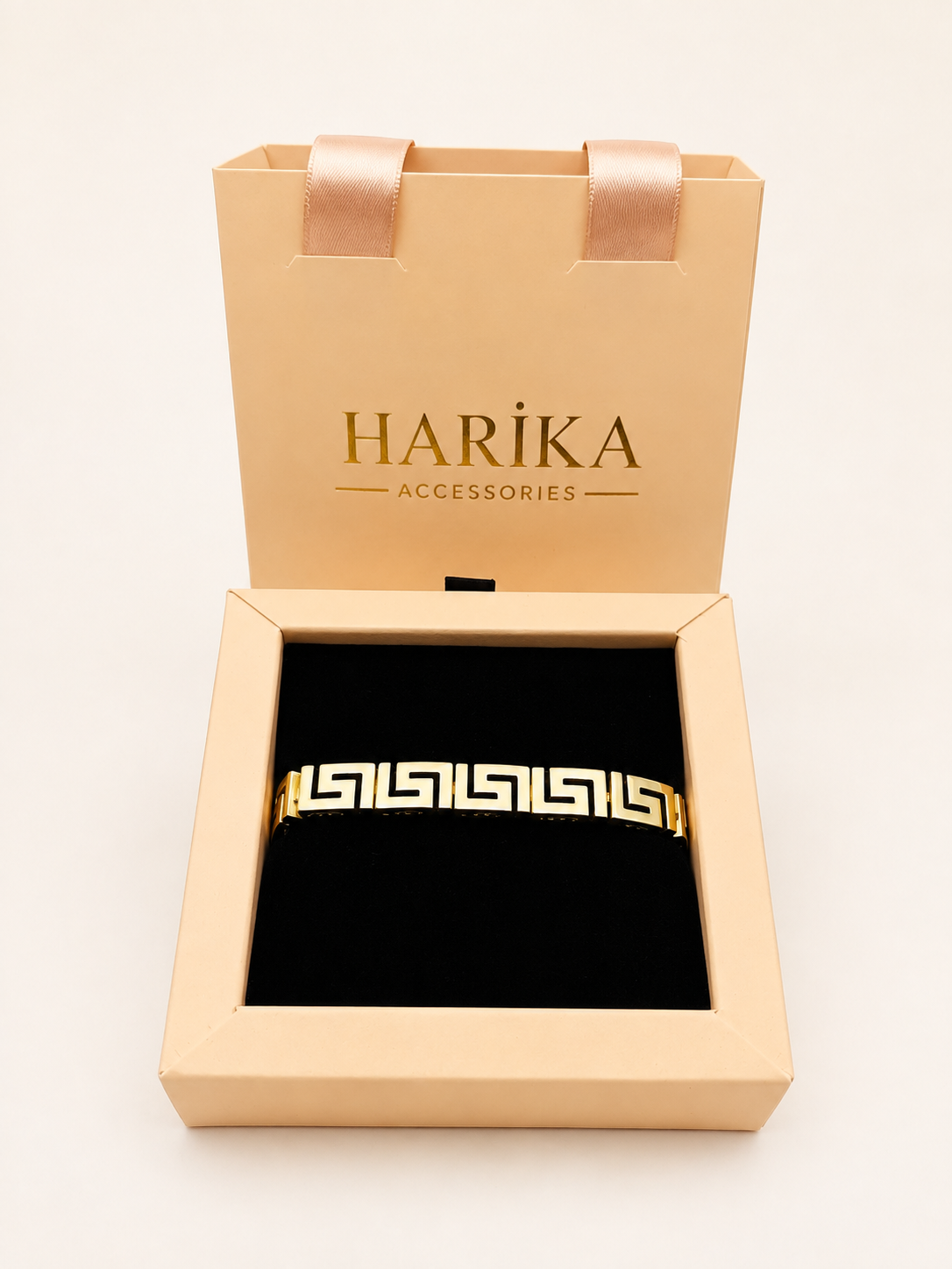 Gold Grek Desenli Bileklik