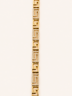 Gold Grek Desenli Taşlı Bileklik