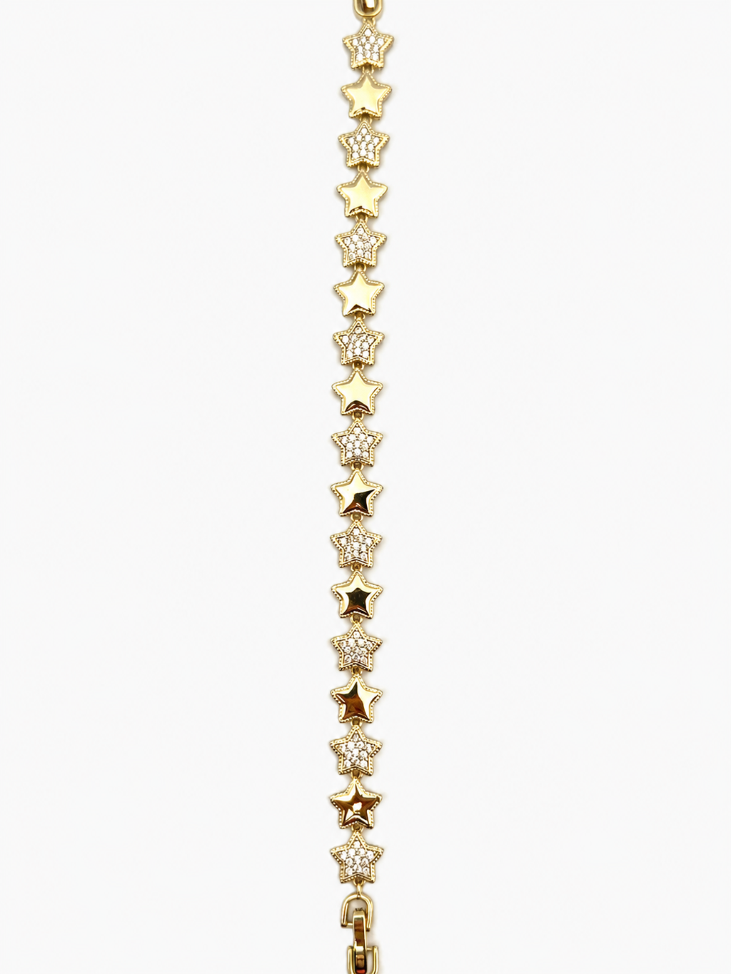 Gold Yıldız Taşlı Bileklik