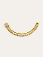 Gold Petek Desenli Bileklik