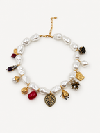Barok İnci Charm Kolye