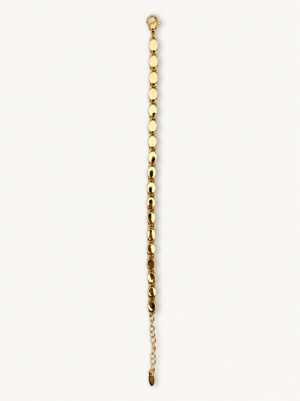 Gold Oval Zincir Bileklik