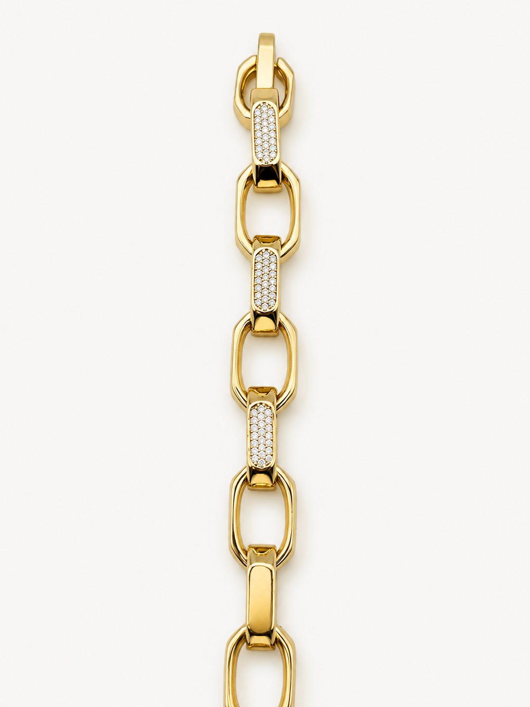 Gold Oval Zincir Bileklik