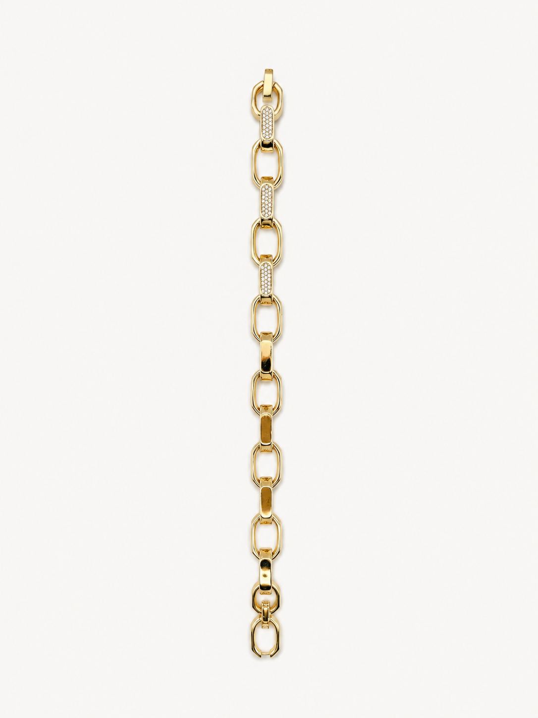 Gold Oval Zincir Bileklik