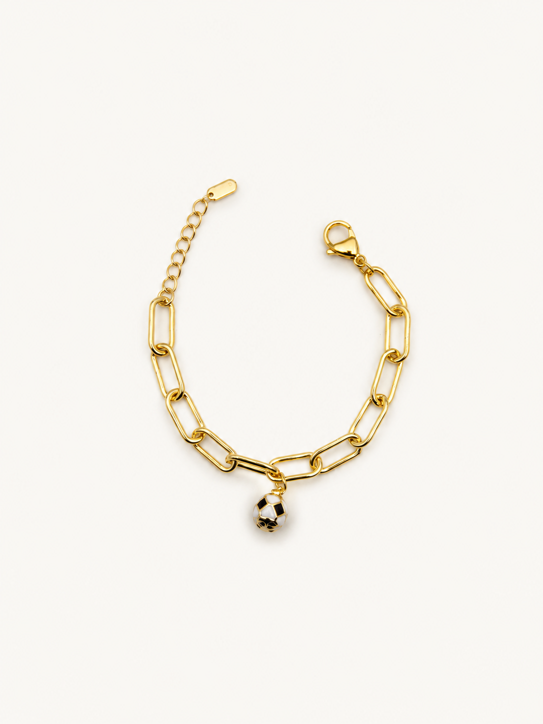 Gold Top Sallantılı Zincir Bileklik