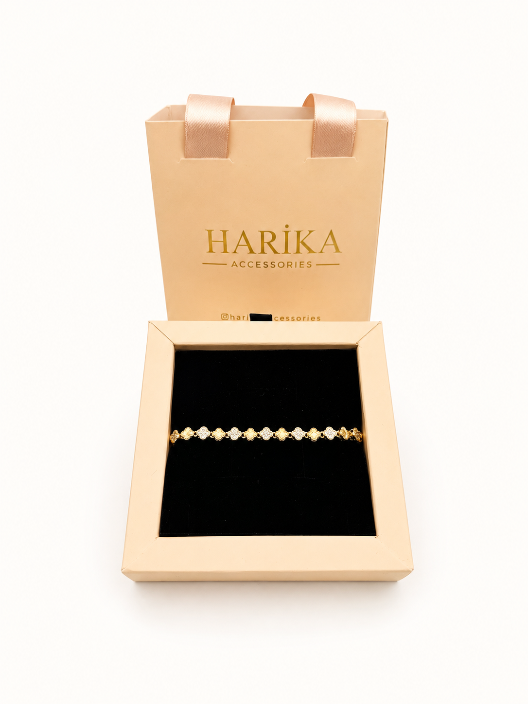 Gold Yonca Bileklik