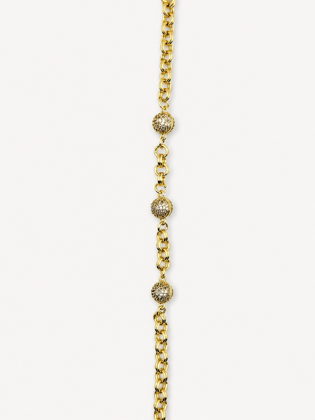Gold Top Detaylı Zincir Bileklik