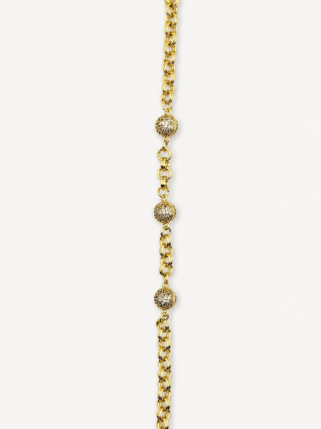 Gold Top Detaylı Zincir Bileklik