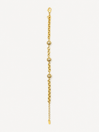 Gold Top Detaylı Zincir Bileklik