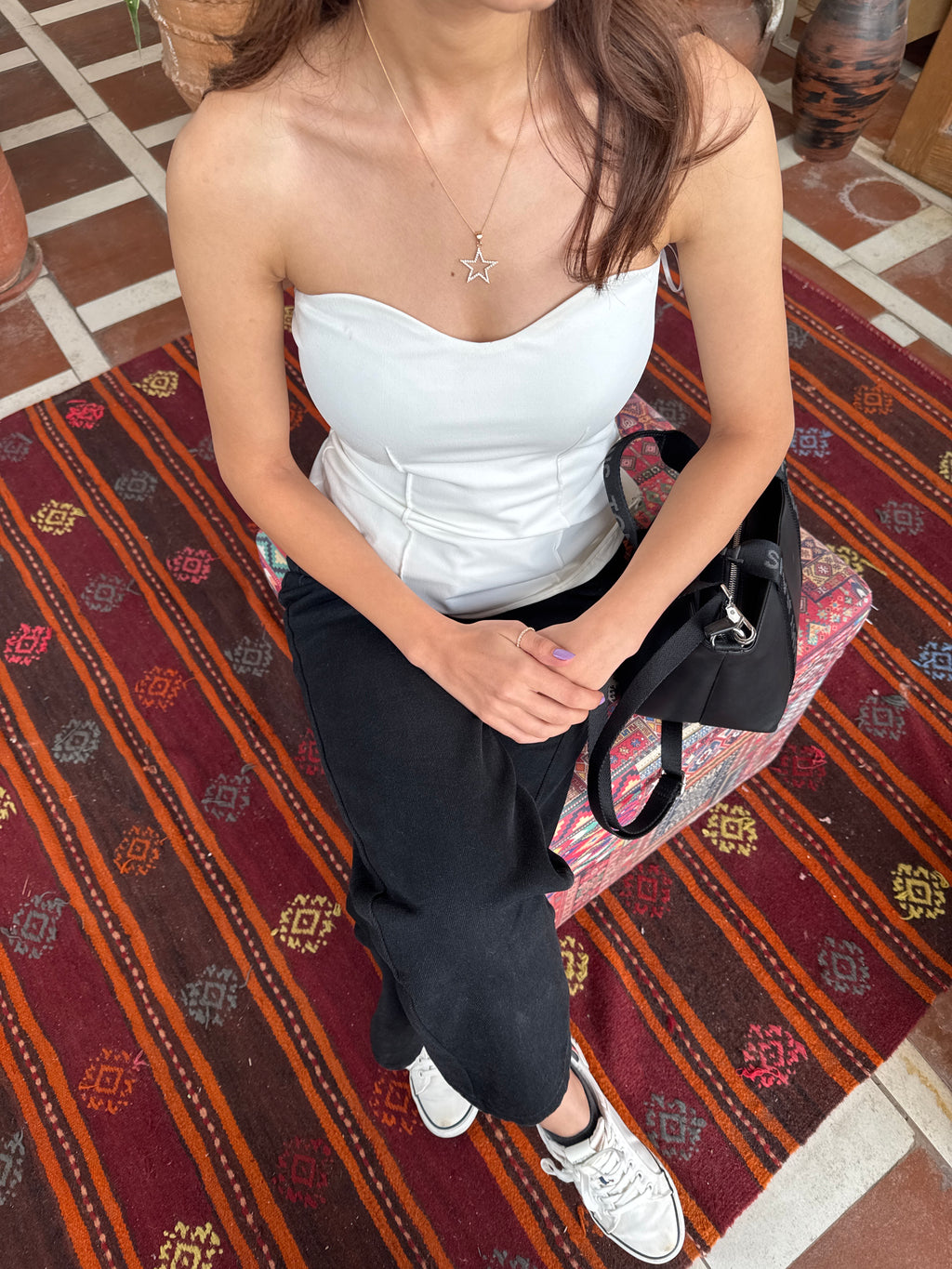 Taşlı Yıldız Kolye