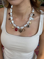 Barok İnci Charm Kolye
