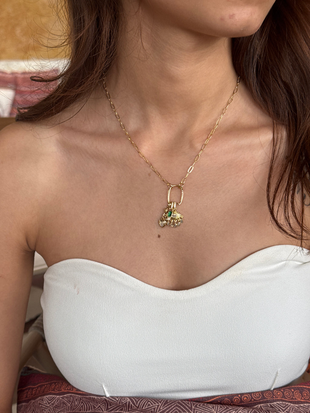 Nazar Charm Detaylı Kolye