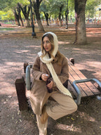 Yumuşak Dokulu Tüylü Şal